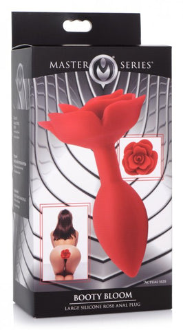 MASTER SERIES BOOTY BLOOM ROSE ANAL PLUG LARGE